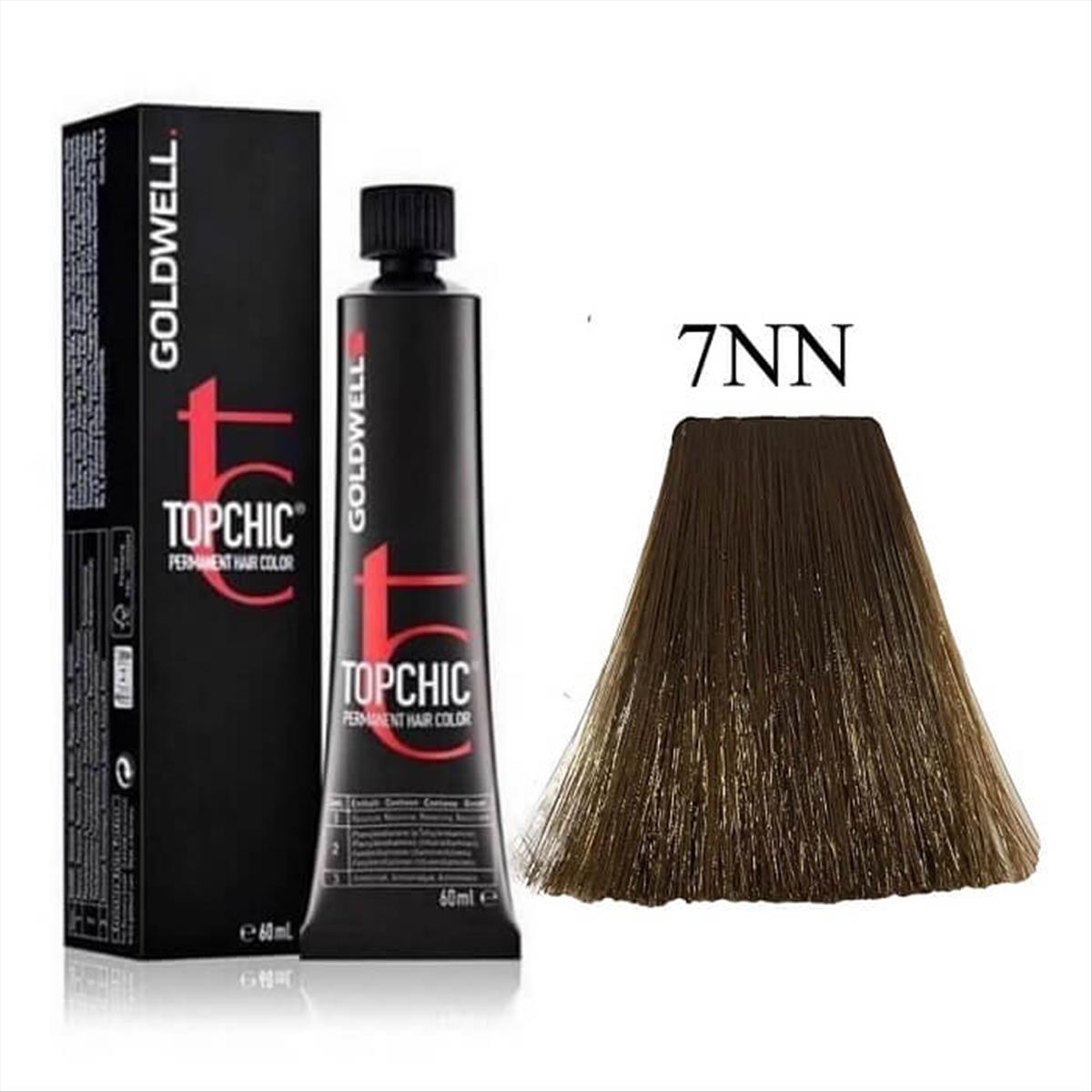 Βαφή Goldwell Topchic Permanent 7NN Ξανθό Μεσαίο Φυσικό 60ml