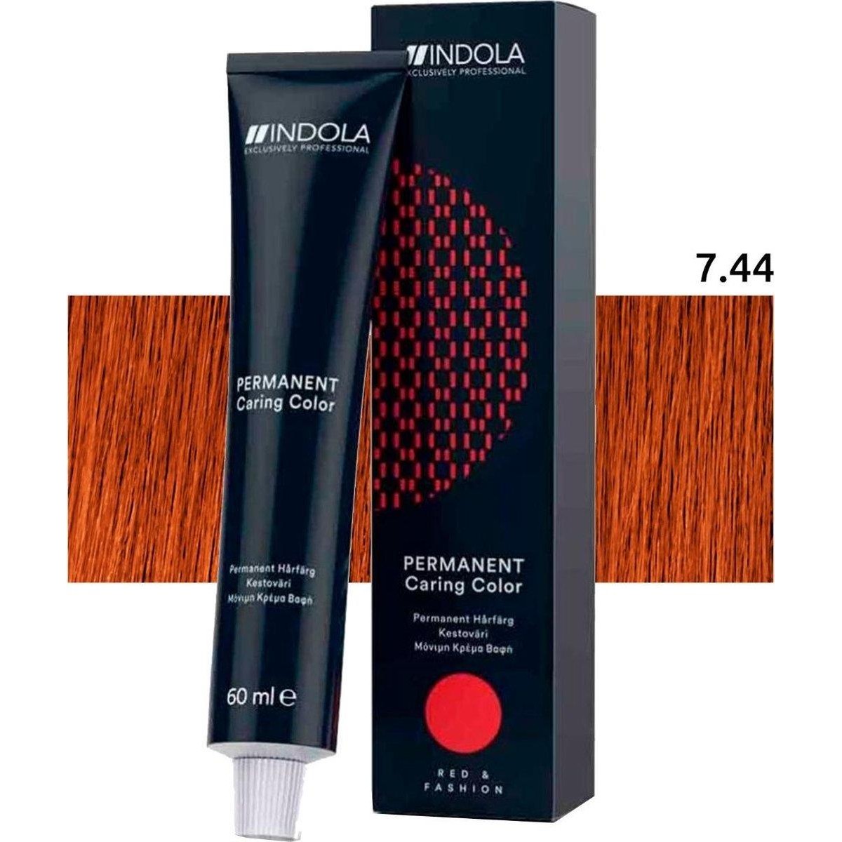 Hair  Color Indola Νο7.44 60 ml