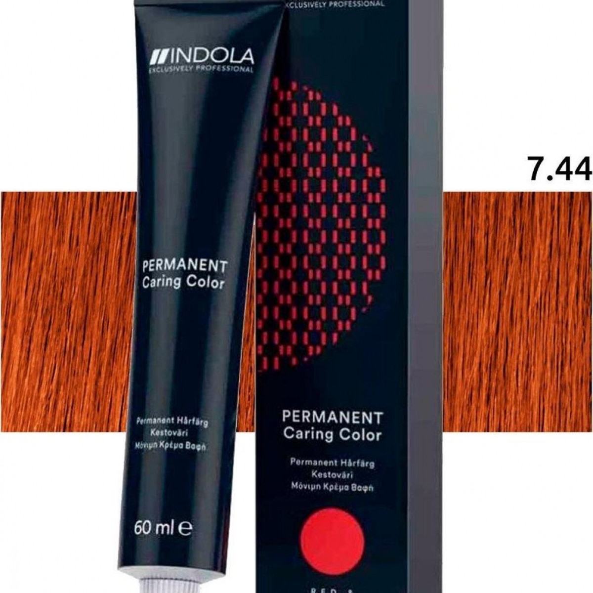 Hair  Color Indola Νο7.44 60 ml