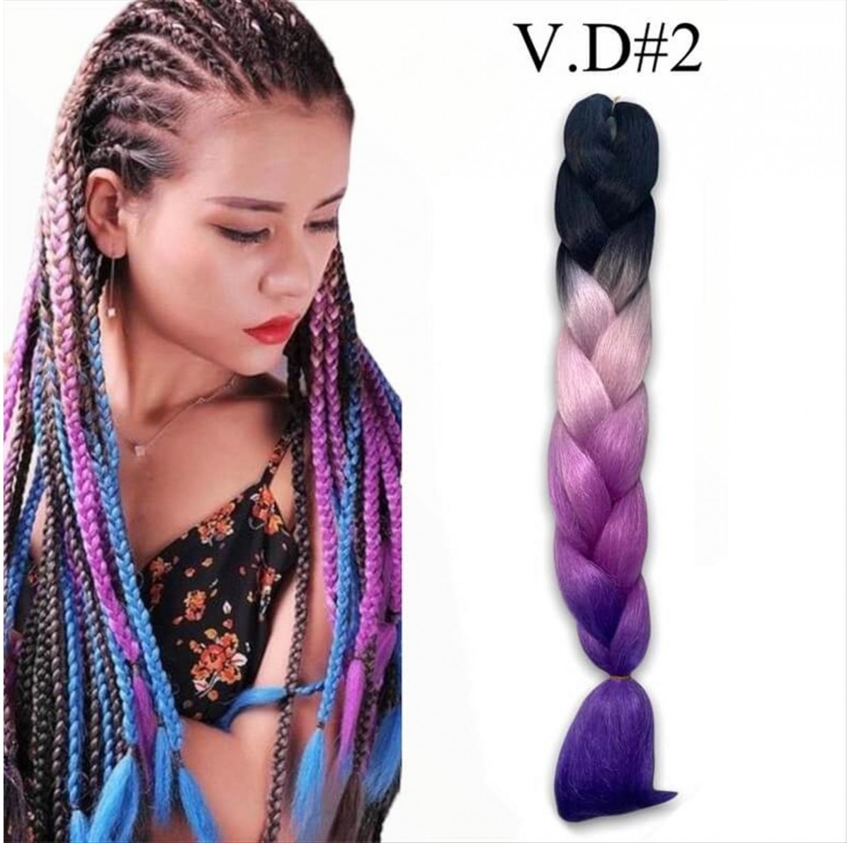 Hair Xpress  Jumbo Braid V. #D2 125cm