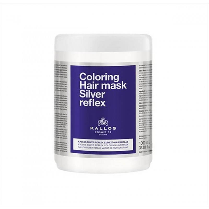 KALLOS Silver Reflex Coloring Hair Mask 1000 ml