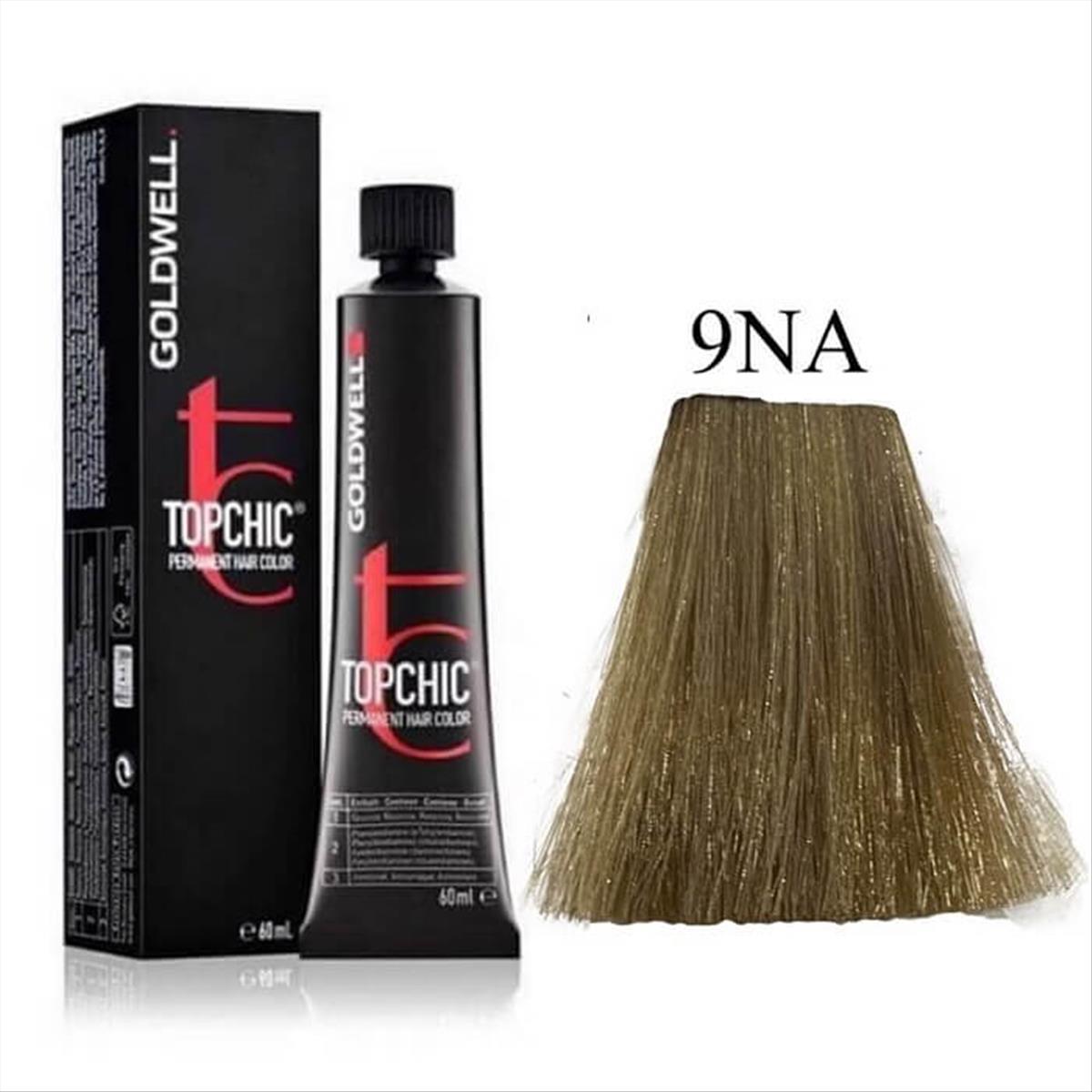 Βαφή Goldwell Topchic Permanent 9NA Ξανθό Πολύ Ανοιχτό Φυσικό Σαντρέ 60ml