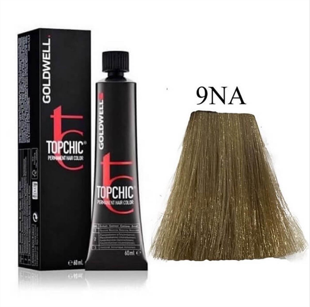 Βαφή Goldwell Topchic Permanent 9NA Ξανθό Πολύ Ανοιχτό Φυσικό Σαντρέ 60ml