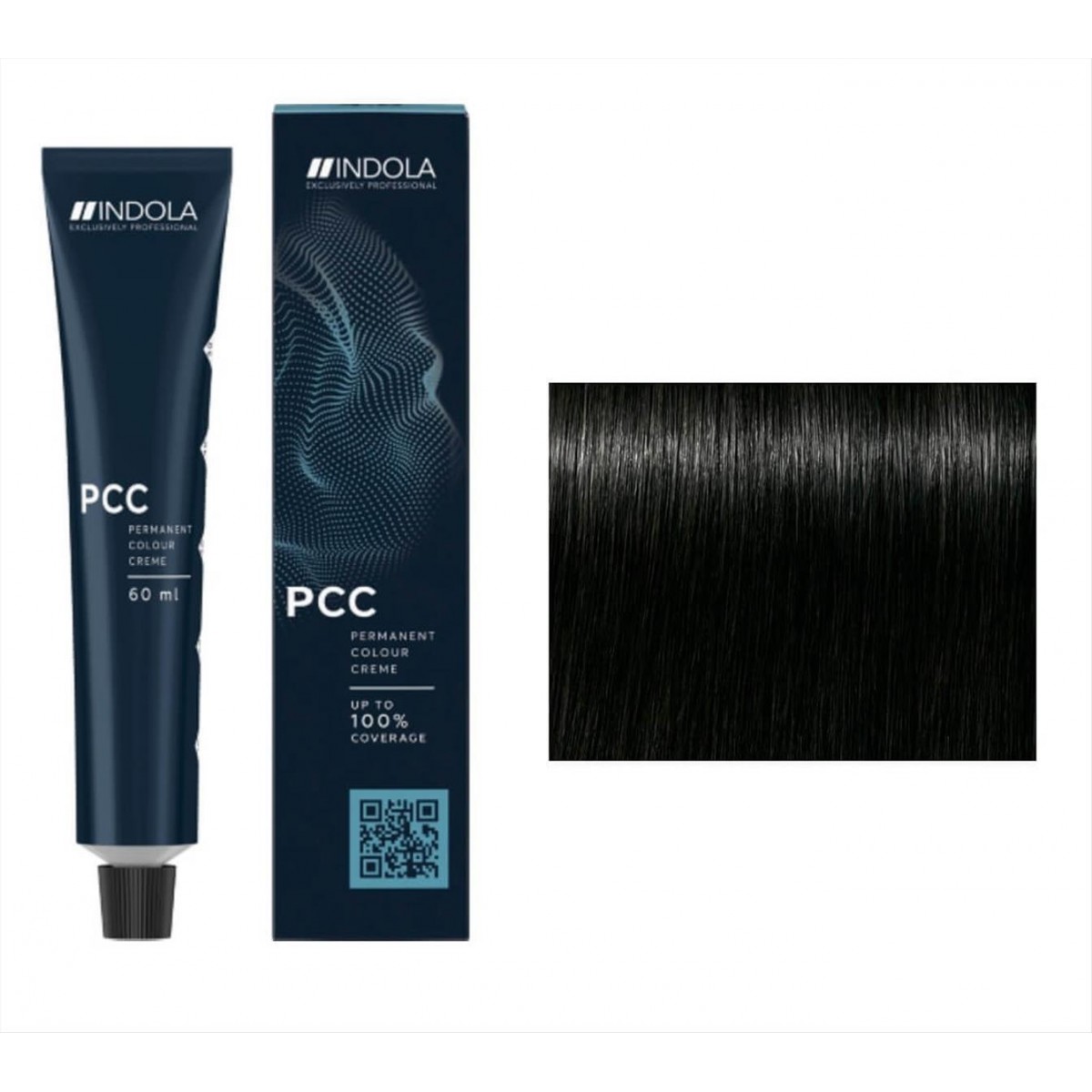 Hair Color Indola 1.0 Black 60 ml