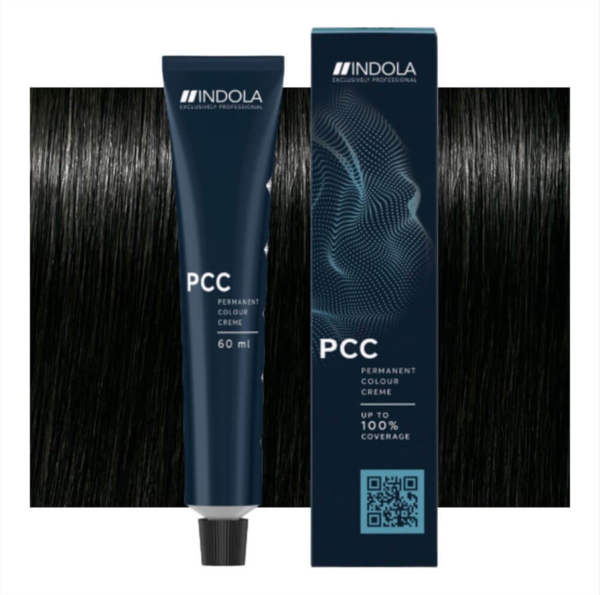Hair Color Indola 1.0 Black 60 ml
