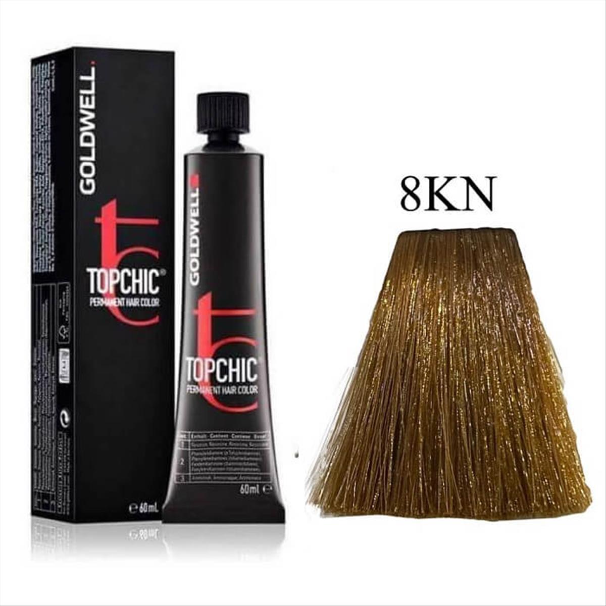 Βαφή Goldwell Topchic Permanent 8KN Χαλκινό Φυσικό Τοπάζ 60ml