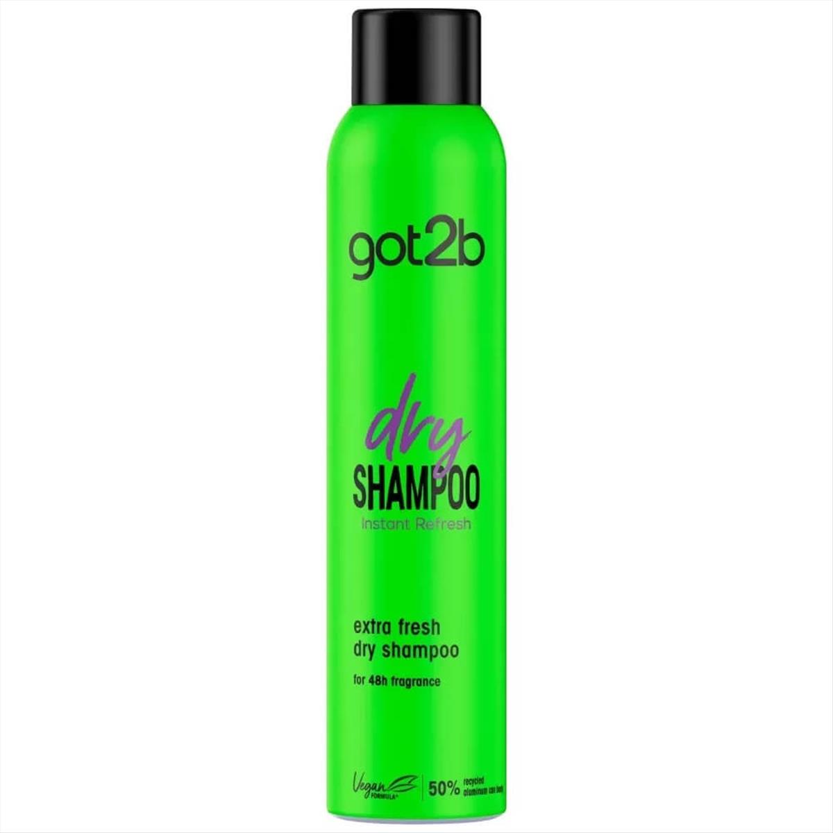 Ξηρό Σαμπουάν Got2b Dry Sampoo Extra Fresh 200ml