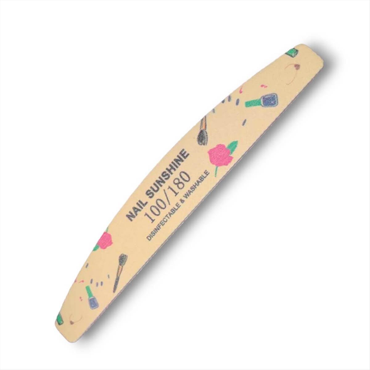 Nail Files Bumerang Nail Sunshine Yellow 100/180