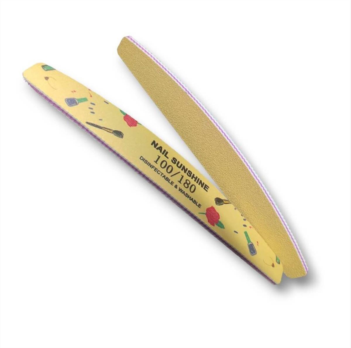 Nail Files Bumerang Nail Sunshine Yellow 100/180