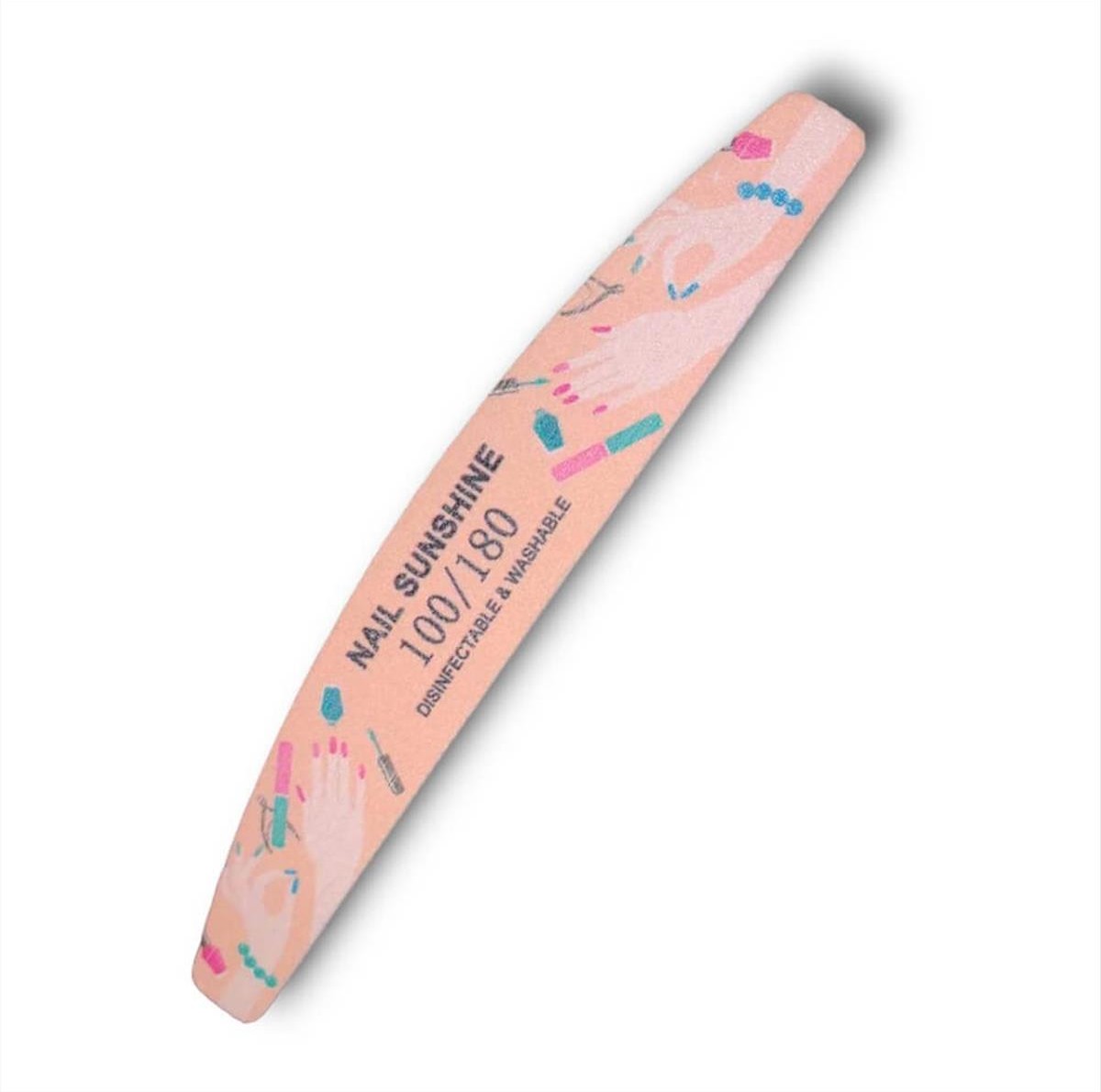 Nail Files Bumerang Nail Sunshine Orange 100/180