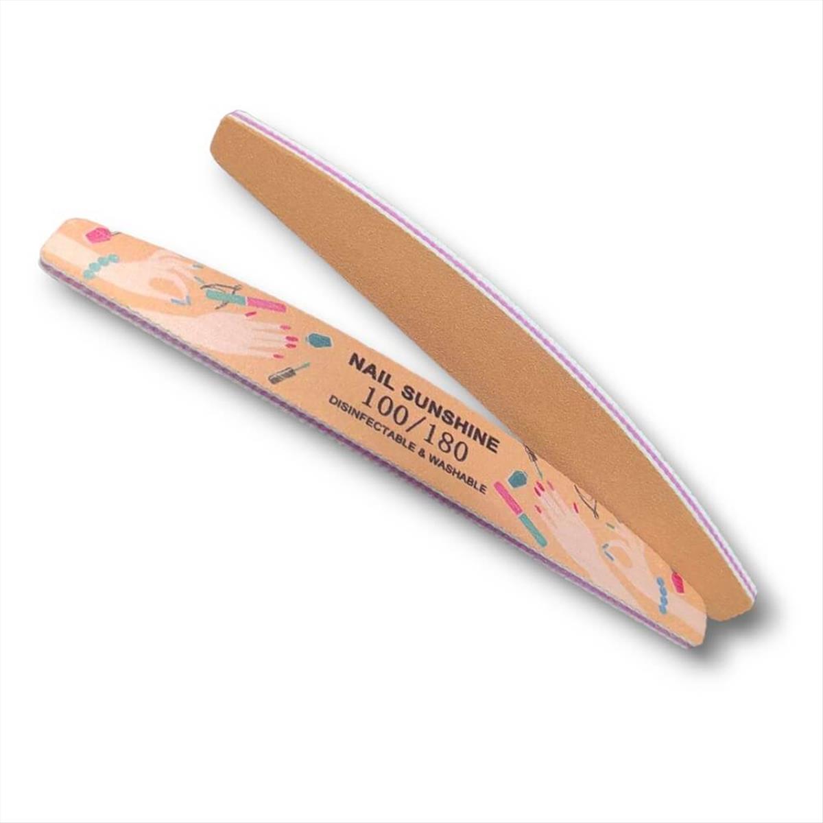 Nail Files Bumerang Nail Sunshine Orange 100/180