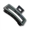 Hair clip Black Matt 9cm