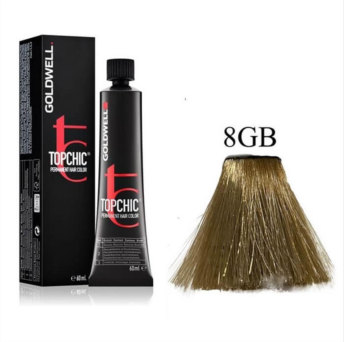Βαφή Goldwell Topchic Permanent 8GB Σαχάρα Ξανθό Ανοικτό Μπεζ 60ml