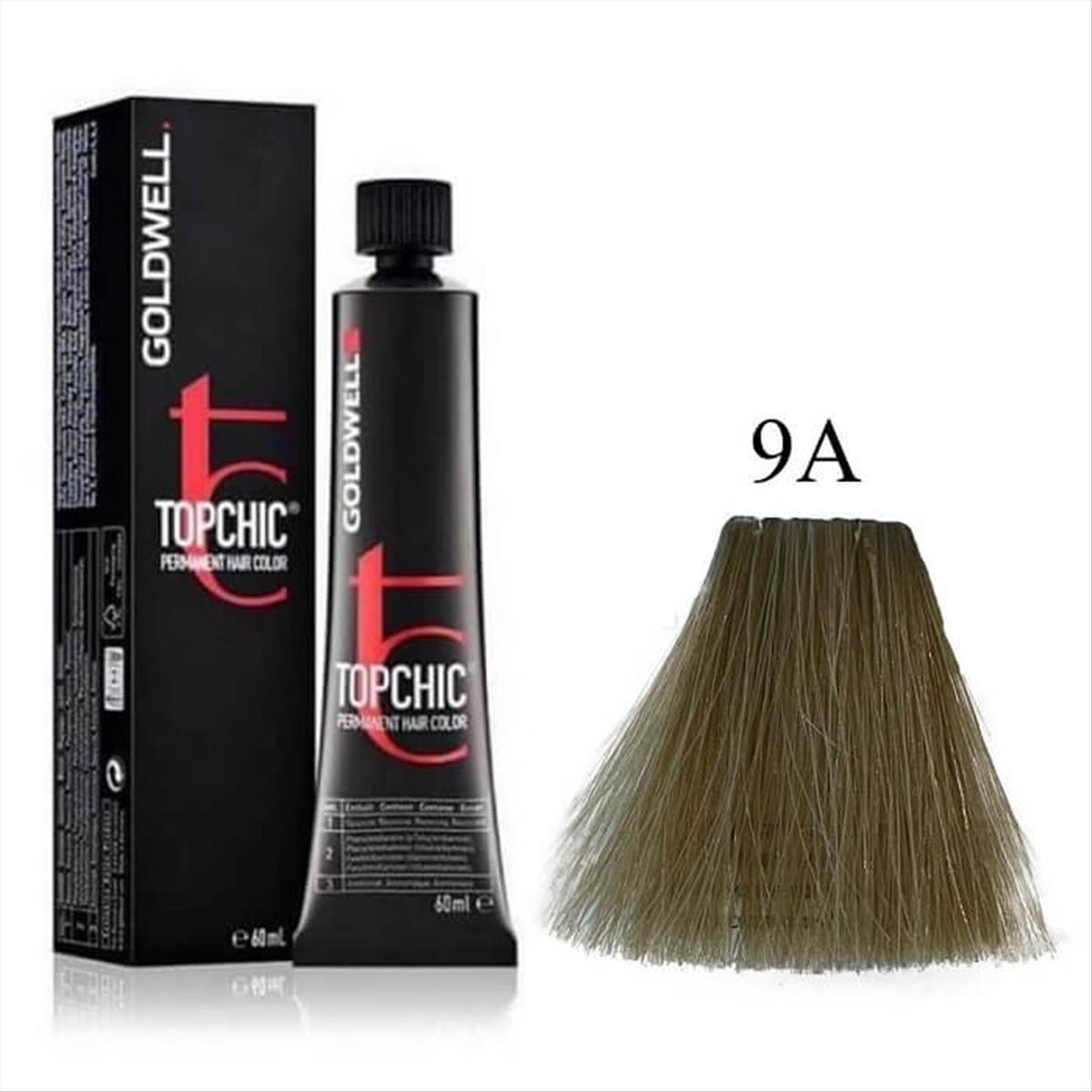 Βαφή Goldwell Topchic Permanent 9A Ξανθό Σαντρέ Πολύ Ανοιχτό 60ml