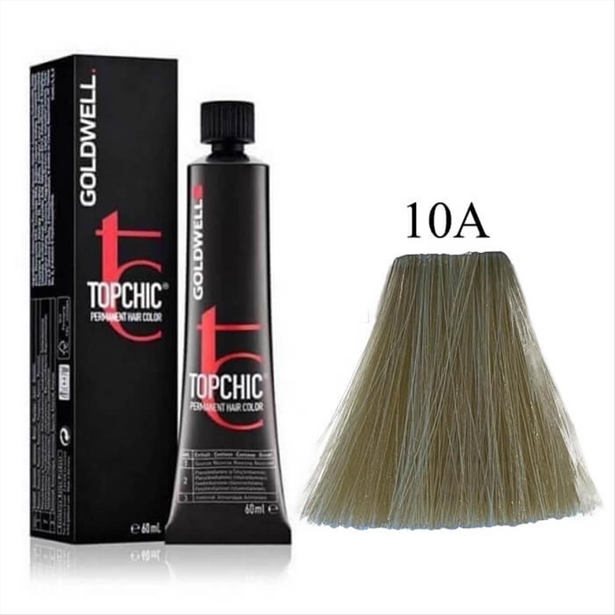 Βαφή Goldwell Topchic Permanent 10A Κατάξανθο Παστέλ Σαντρέ 60ml