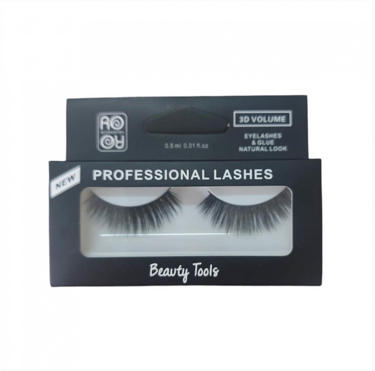 RoRo 3D eyelashes with glue EY168