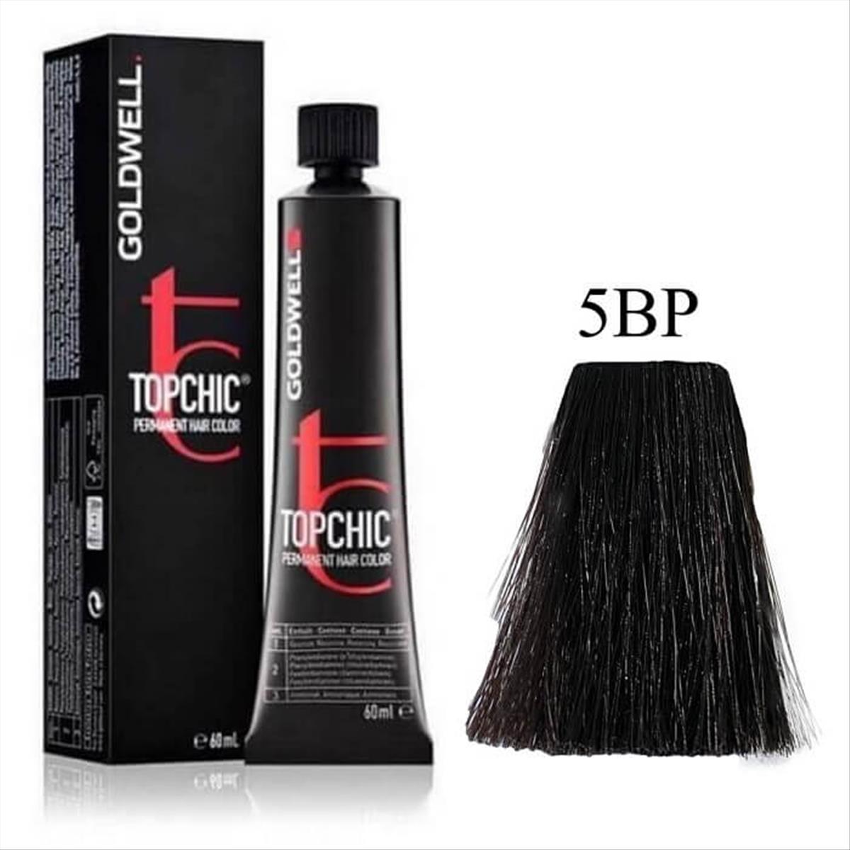 Βαφή Goldwell Topchic Permanent 5BP Μεσαίο Σοκολατί Περλέ 60ml