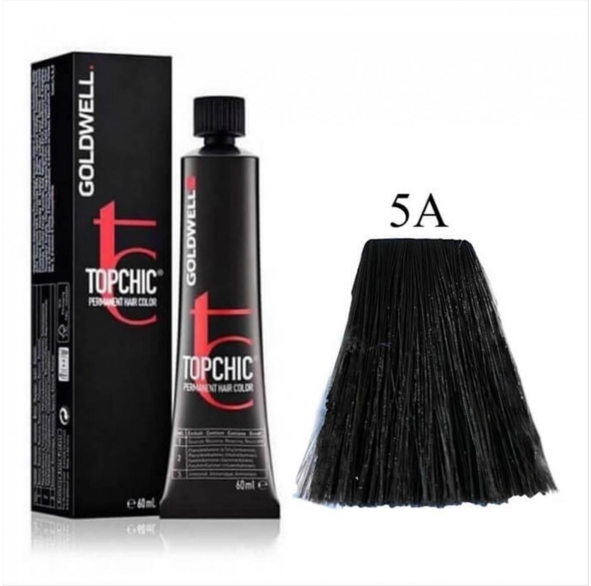 Βαφή Goldwell Topchic Permanent 5A Καστανό Ανοιχτό Σαντρέ 60ml