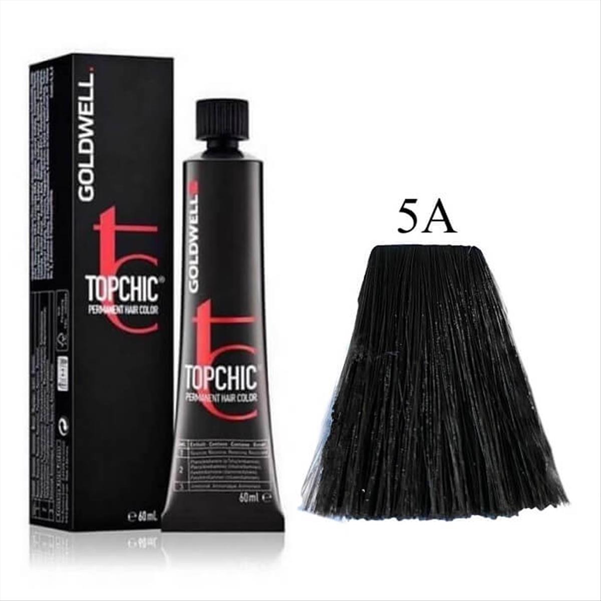 Βαφή Goldwell Topchic Permanent 5A Καστανό Ανοιχτό Σαντρέ 60ml