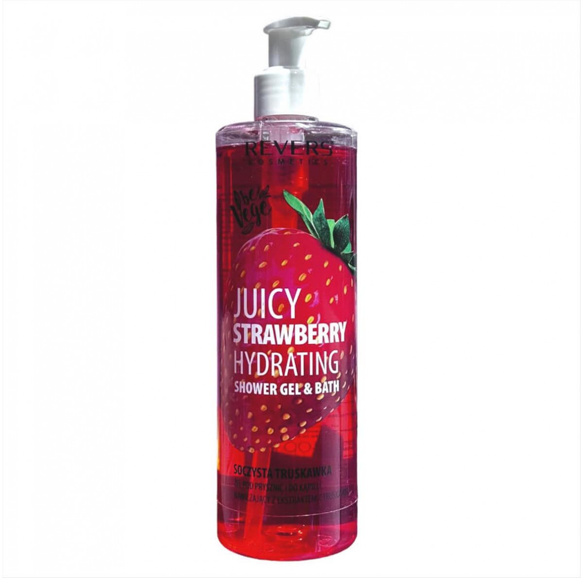 Revers Shower Gel & Bath Strawbery Hydrating 400ml