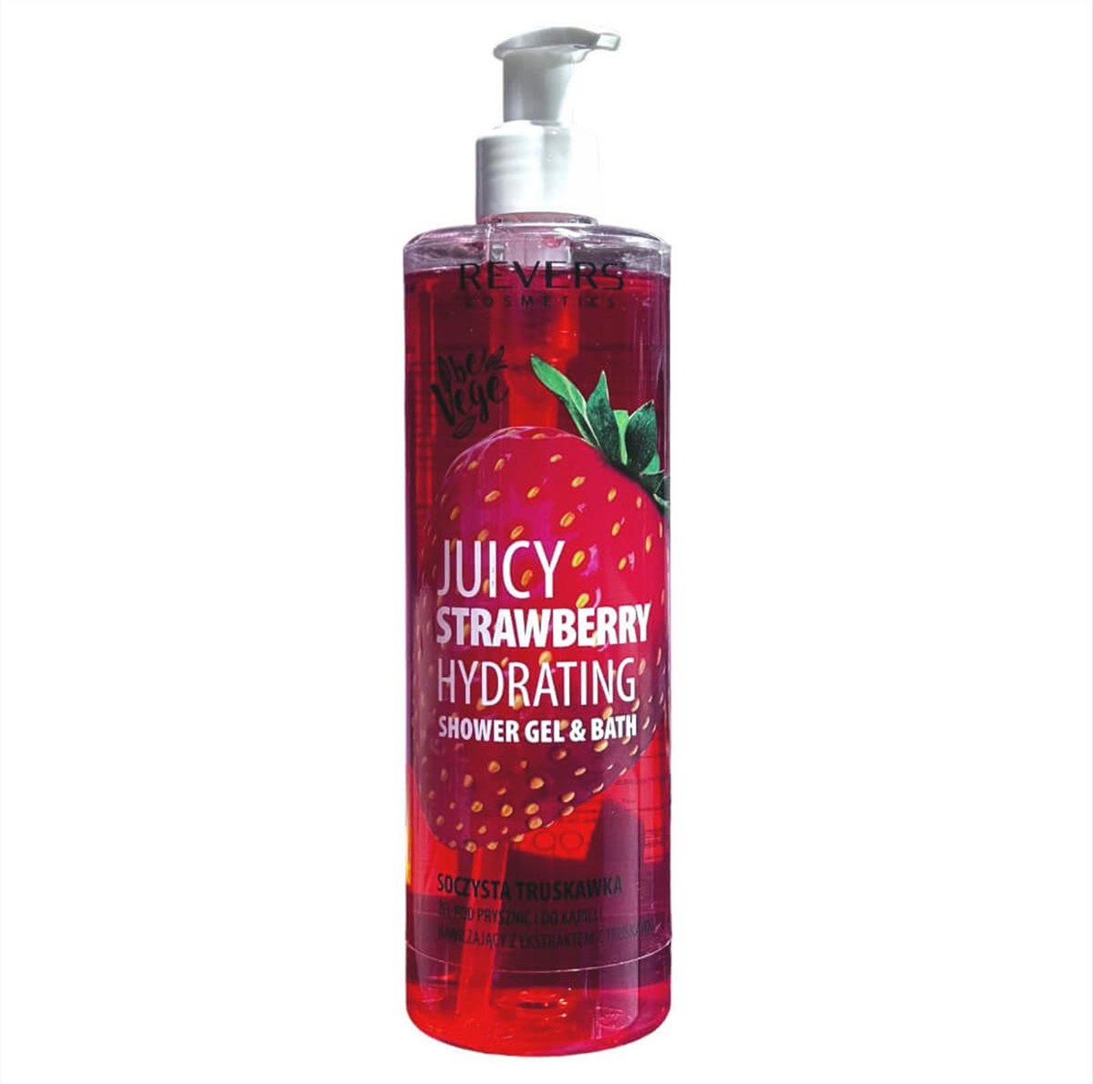 Revers Shower Gel & Bath Strawbery Hydrating 400ml