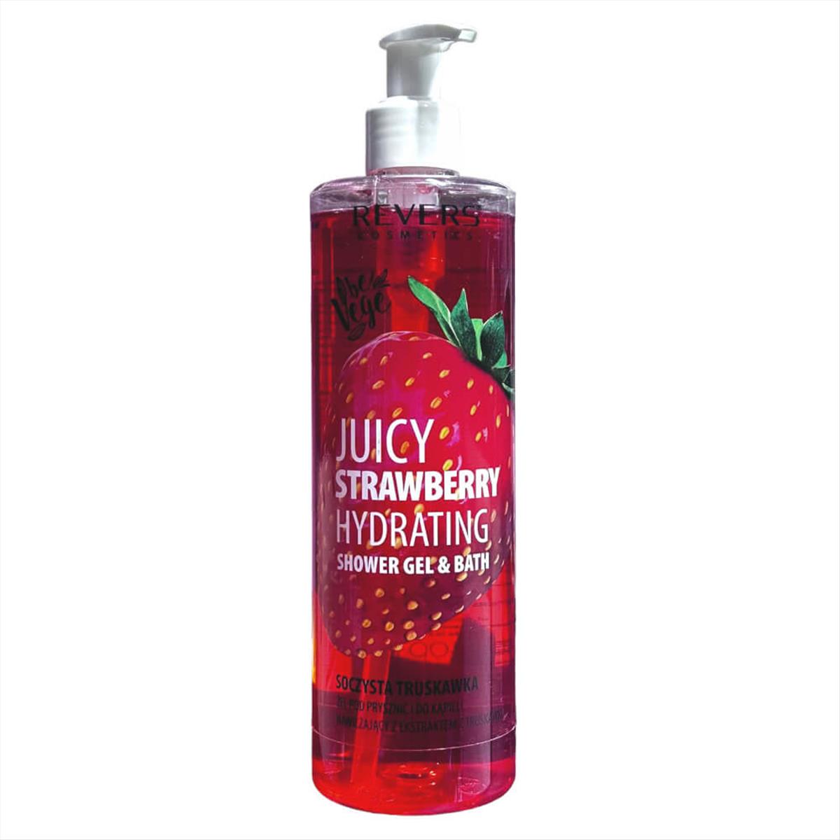 Revers Shower Gel & Bath Strawbery Hydrating 400ml