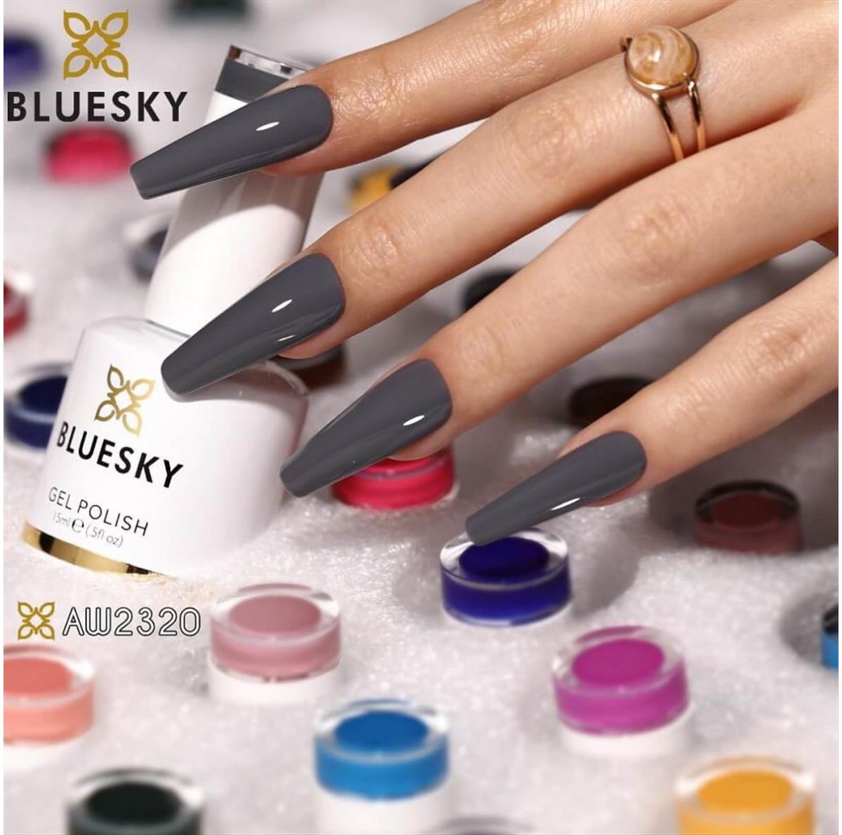 Bluesky Uv Gel Polish AW 2320P Grey Respect 15ml