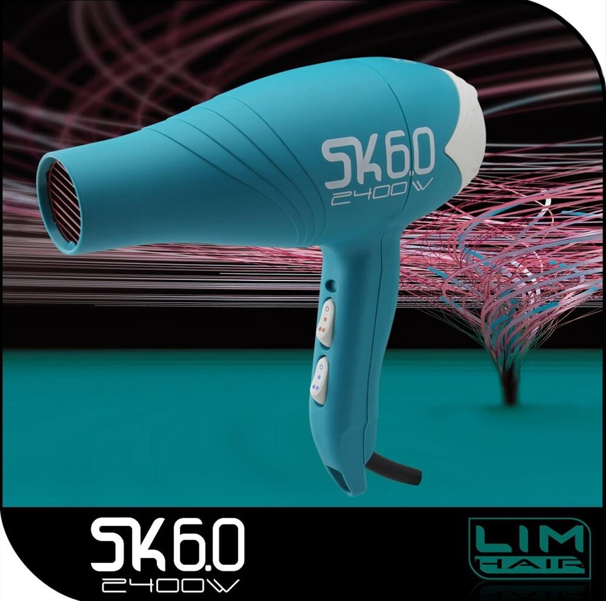 Hair dryer LIM SK 6.0 Turquoise 2400Watt