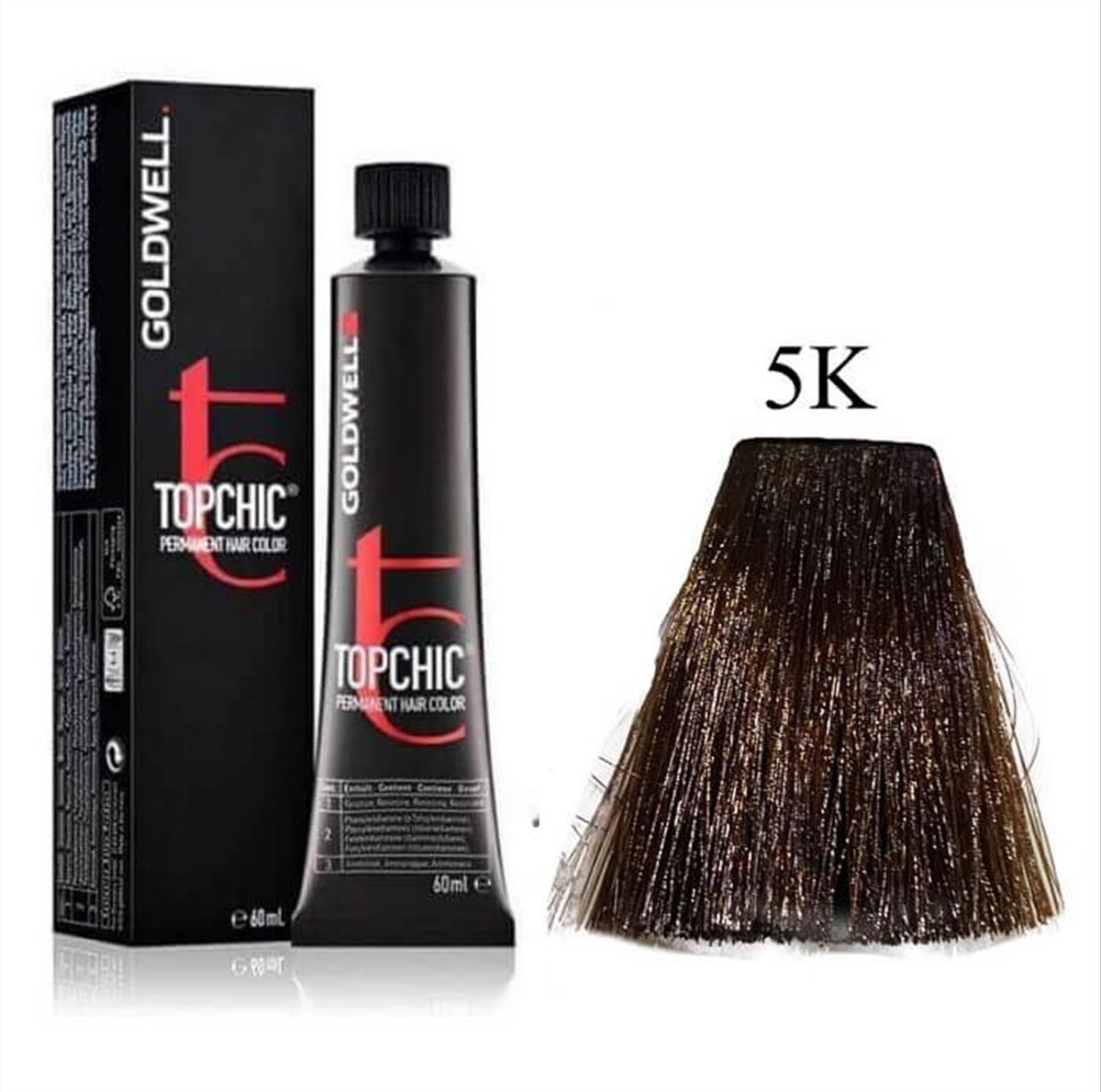 Βαφή Goldwell Topchic Permanent 5K Χάλκινο Μαονί 60ml