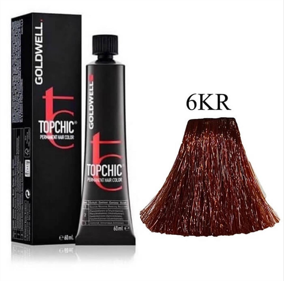Goldwell Topchic Permanent Hair Color 6KR 60ml