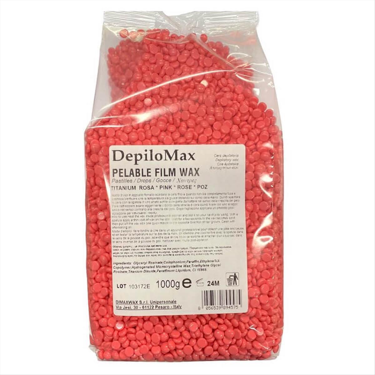 Κερί Ζεστό Σταγόνα Ροζ  Depilo Film Wax 1000 gr