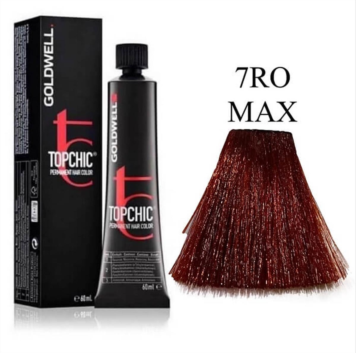 Goldwell Topchic Permanent Hair Color 7RO MAX 60ml