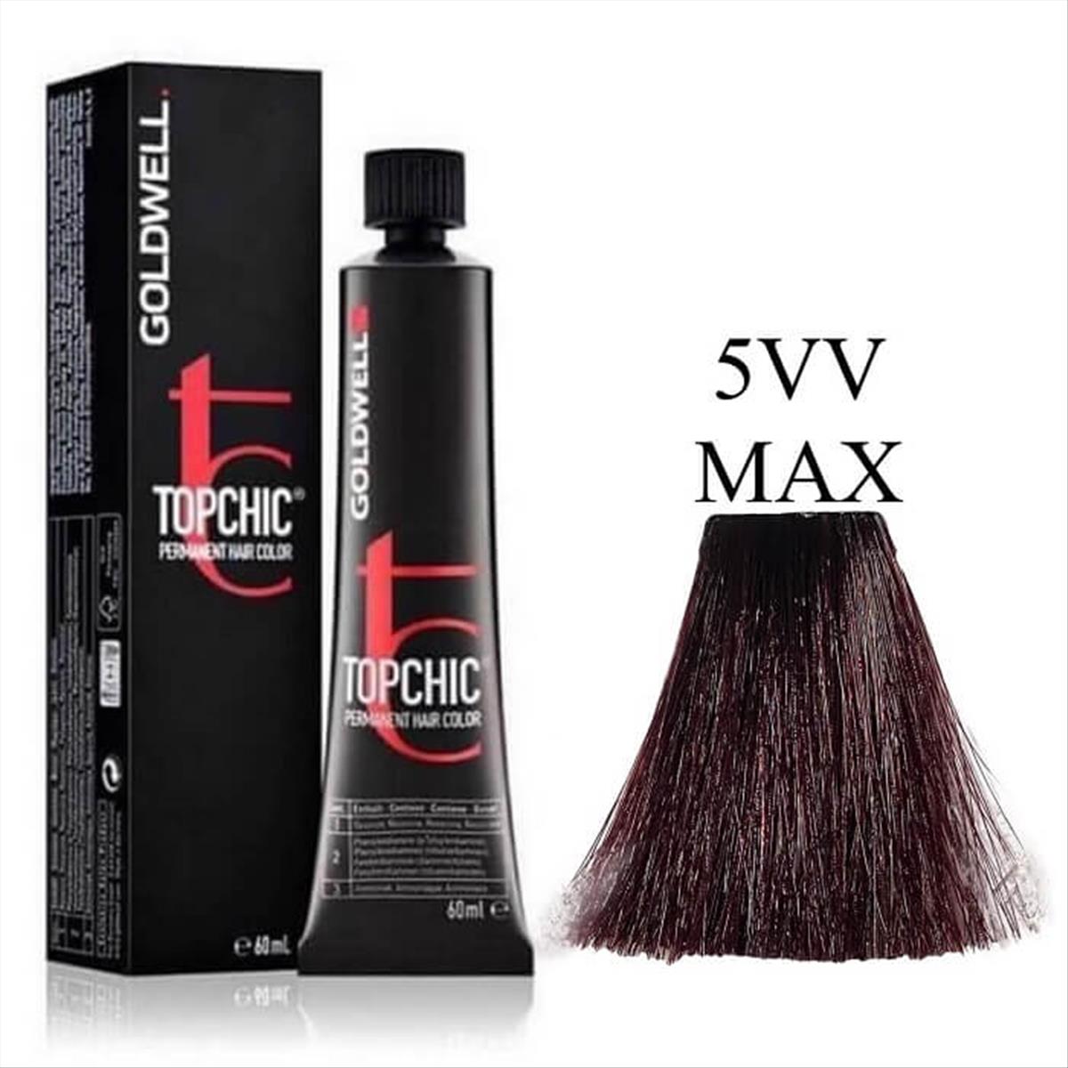 Goldwell Topchic Permanent Hair Color 5VV Max 60ml