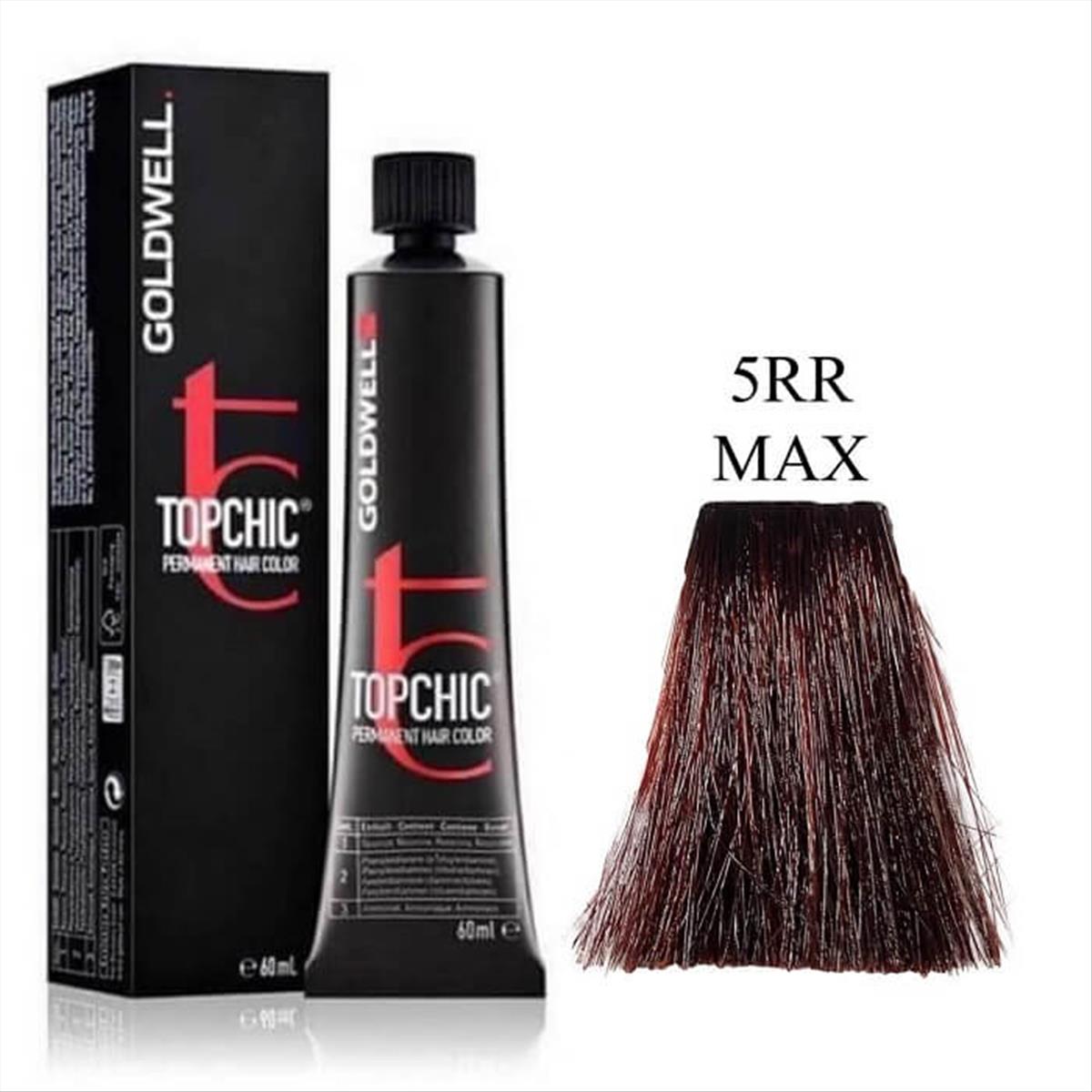 Βαφή Goldwell Topchic Permanent 5RR MAX Βαθύ Κόκκινο 60ml