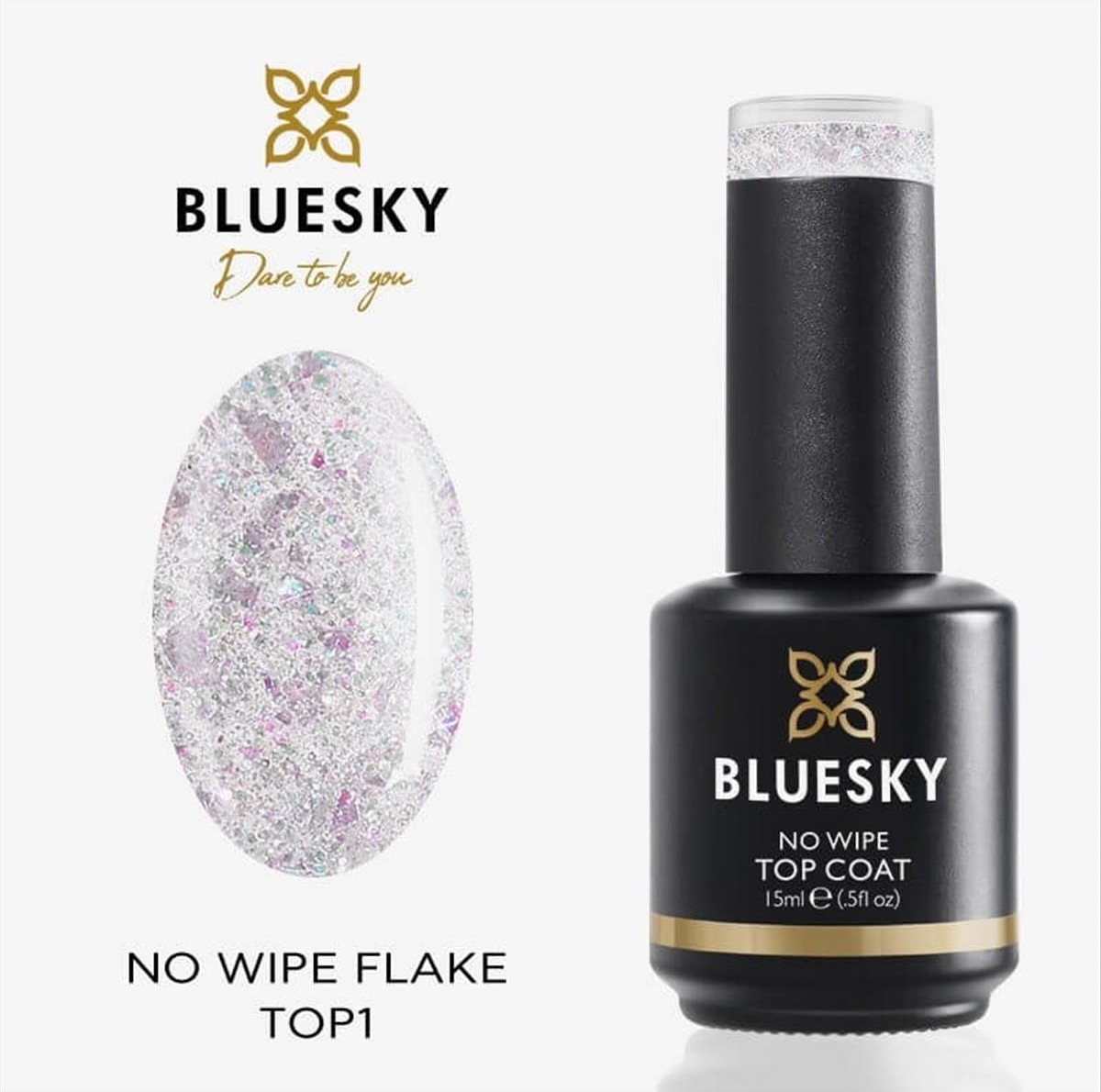 Bluesky Uv Gel Polish No Wipe Top Coat 15ml