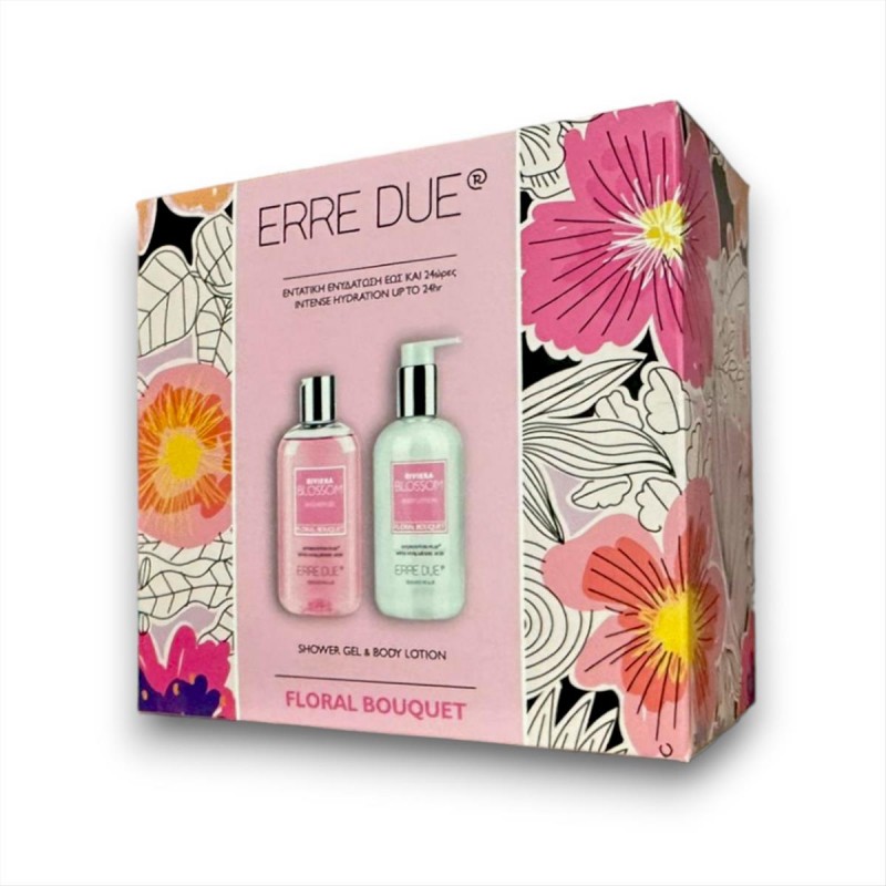 Erre Due Set Shower Gel & Body Lotion Riviera Blossom