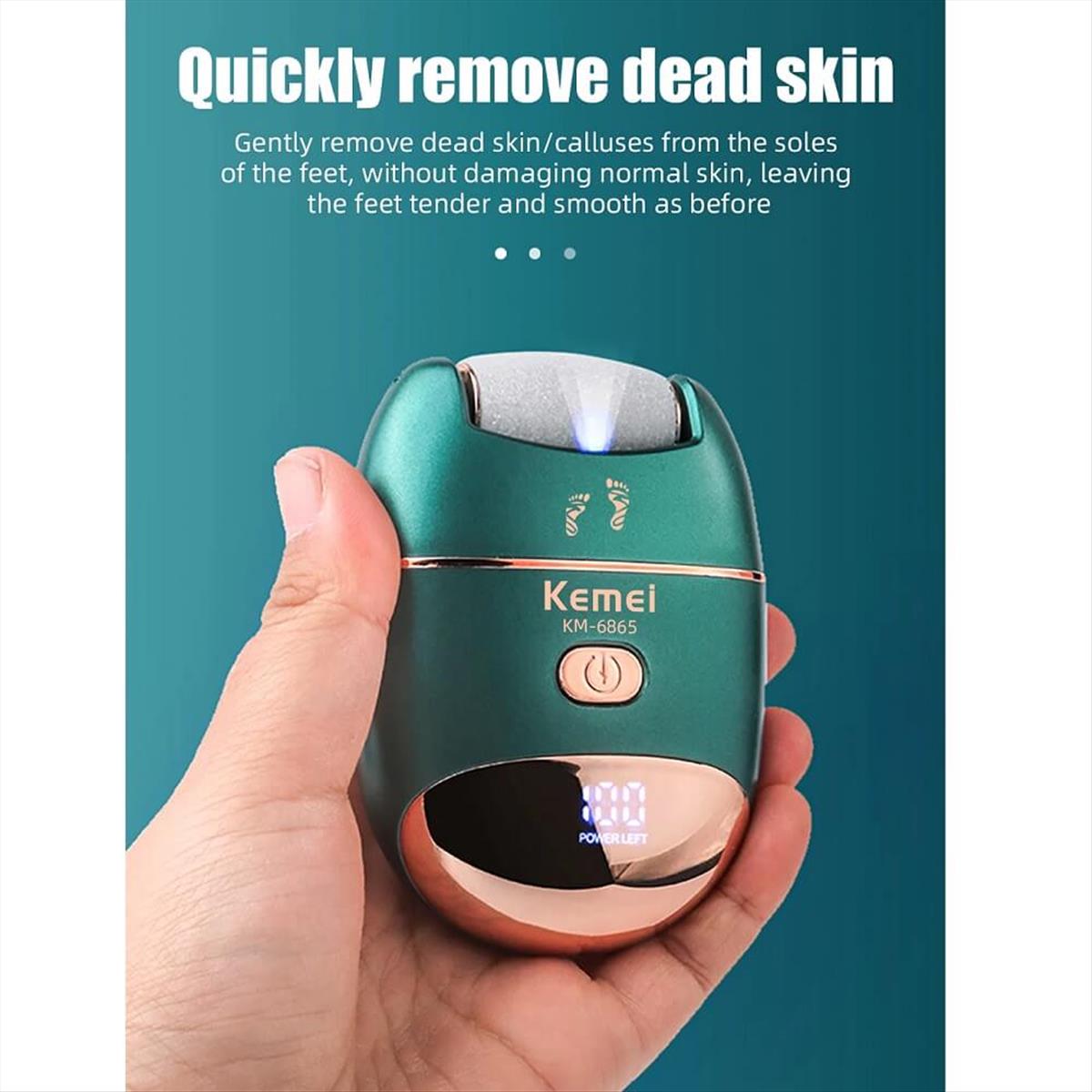 Cordless Electric Callus Remover Kemei KM-6865