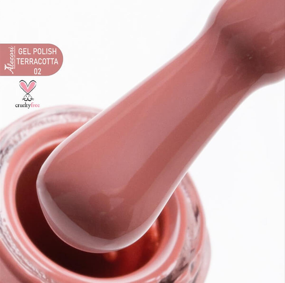 Alezori Semi-Permanent Gel Polish Terracotta 15ml