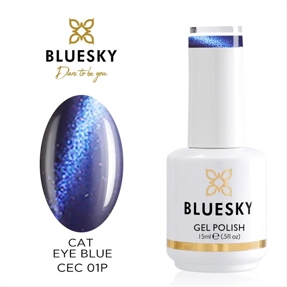 Bluesky Uv Gel Polish Cat Eye Blue 01P 15ml