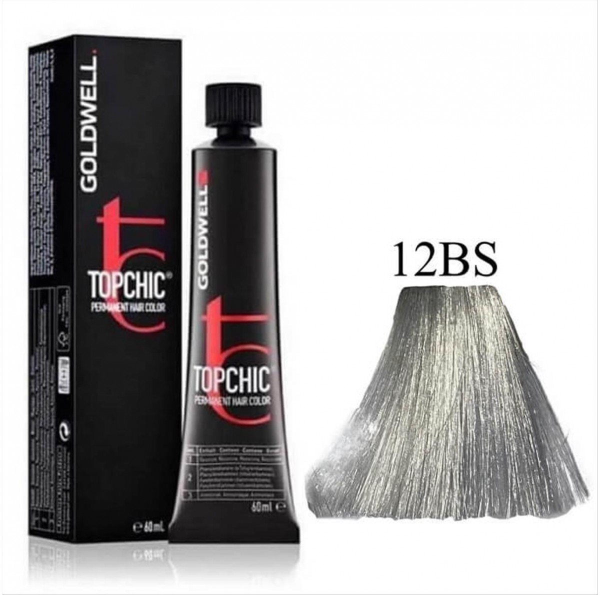 Βαφή Goldwell Topchic Permanent 12BS Ultra Ξανθό Ασημί Μπεζ 60ml
