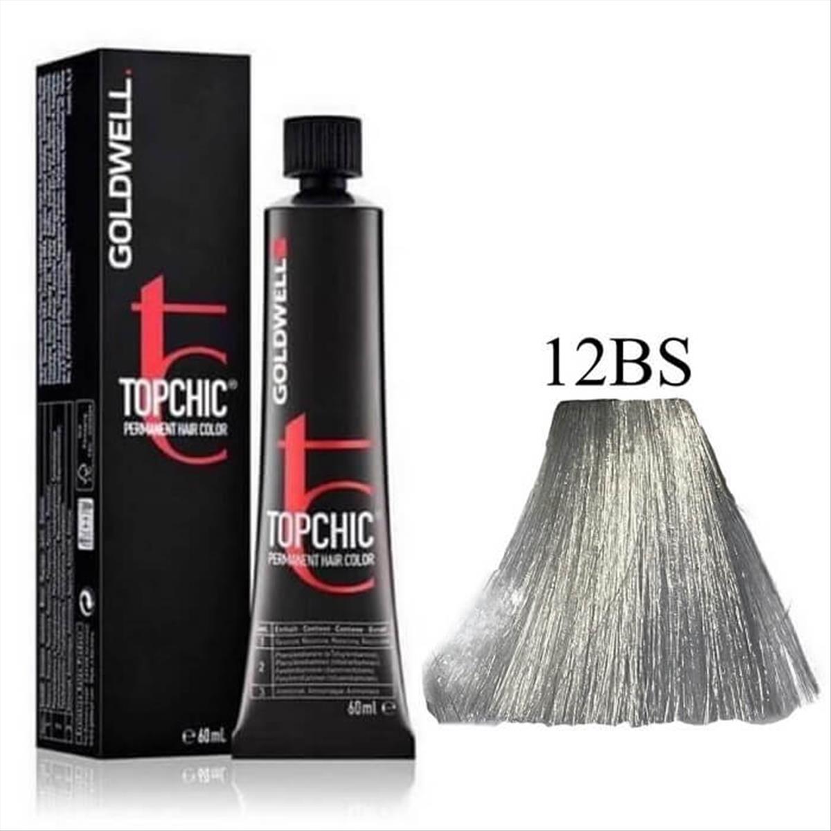 Βαφή Goldwell Topchic Permanent 12BS Ultra Ξανθό Ασημί Μπεζ 60ml