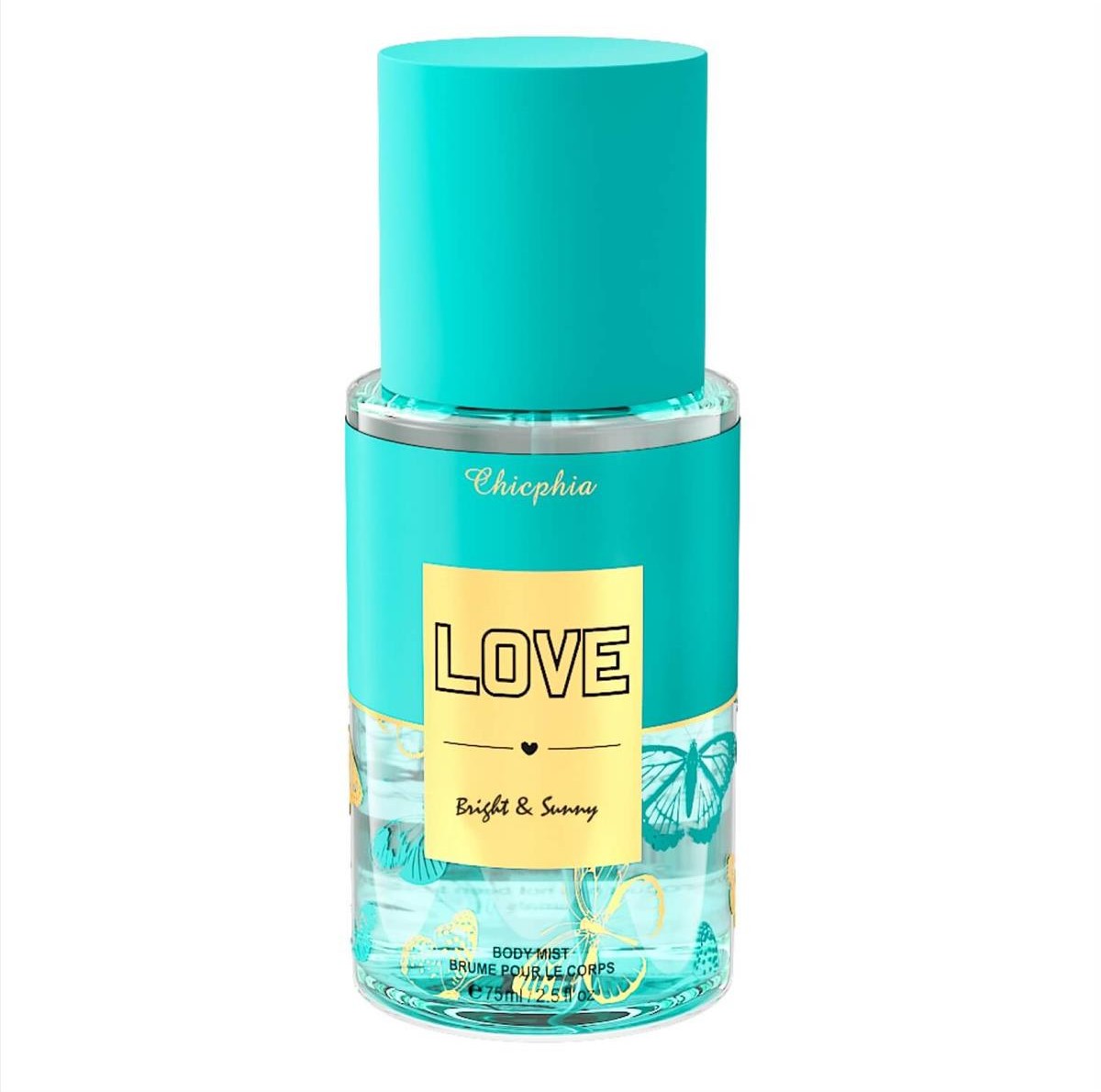 Body Mist Chicphia Bright and Sunny 75ml