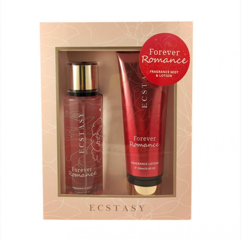 Ecstasy Σετ Δώρου - Forever Romance Body Cream 236ml + Body Mist 250ml