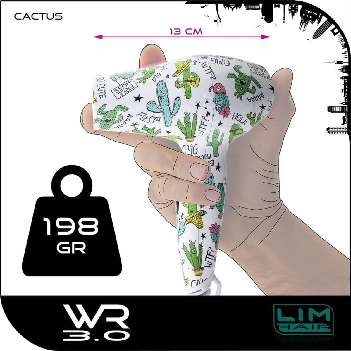 Hair dryer LIM WR 3.0 Cactus 1200Watt