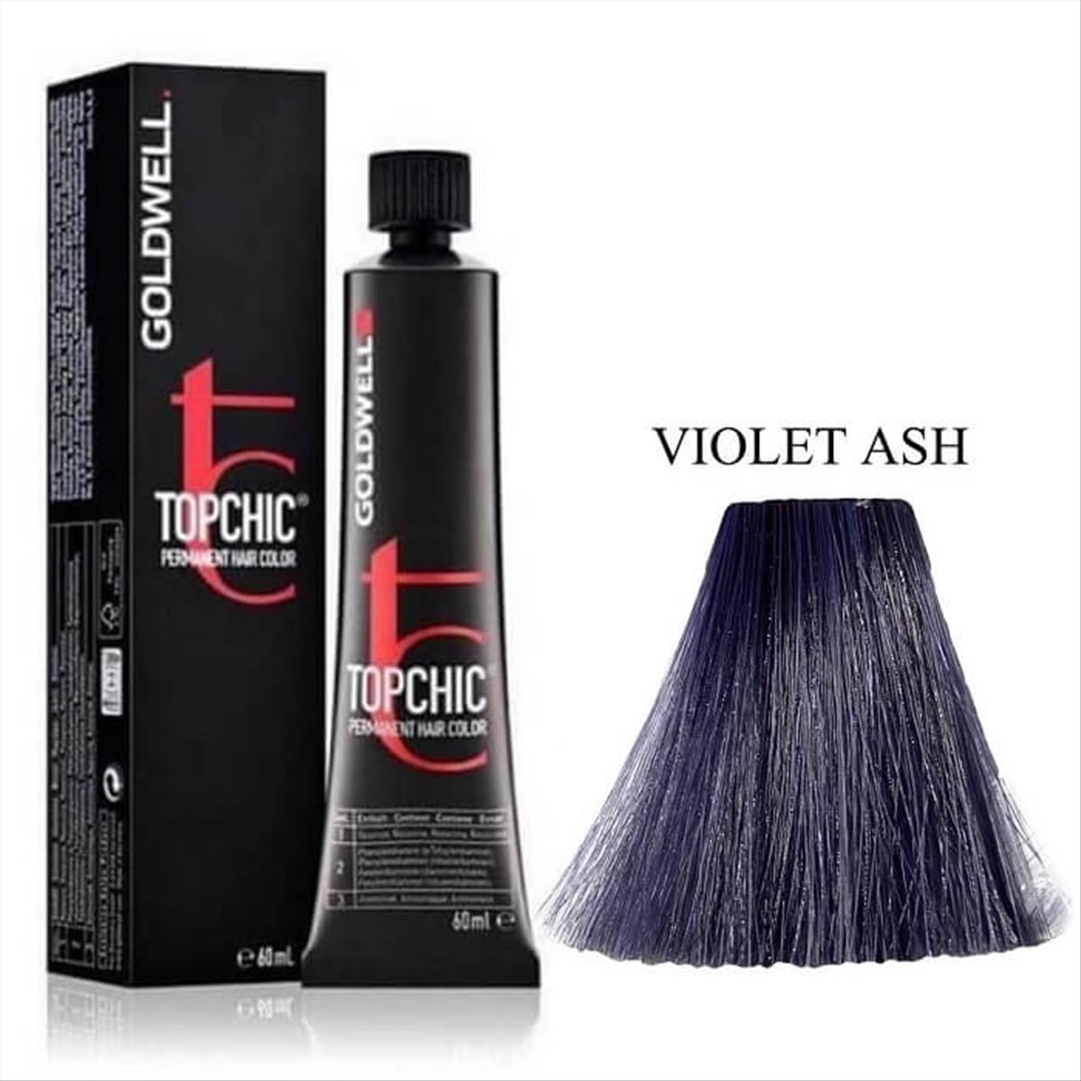 Goldwell Topchic Permanent Hair Color Violet Ash 60ml