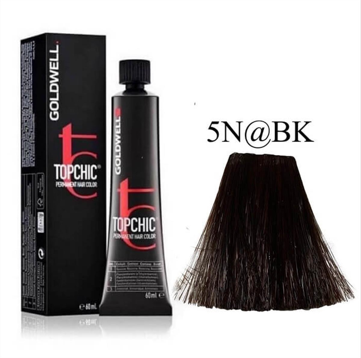 Βαφή Goldwell Topchic Permanent 5N@BK Ανοιχτό Καστανό Χάλκινο 60ml