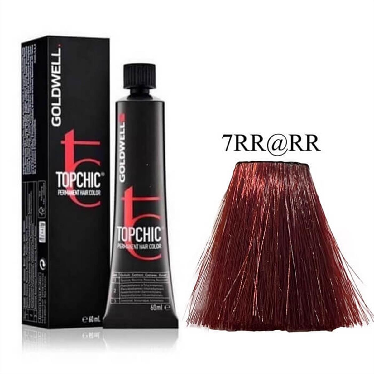 Goldwell Topchic Permanent Hair Color 7RR@RR 60ml