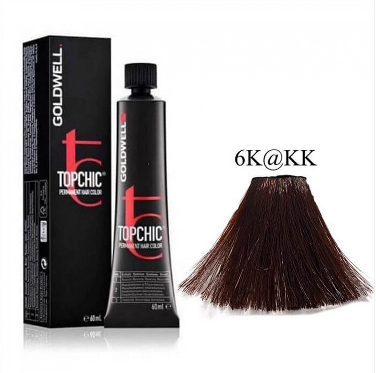 Βαφή Goldwell Topchic Permanent 6K@KK Χάλκινο Κόκκινο 60ml