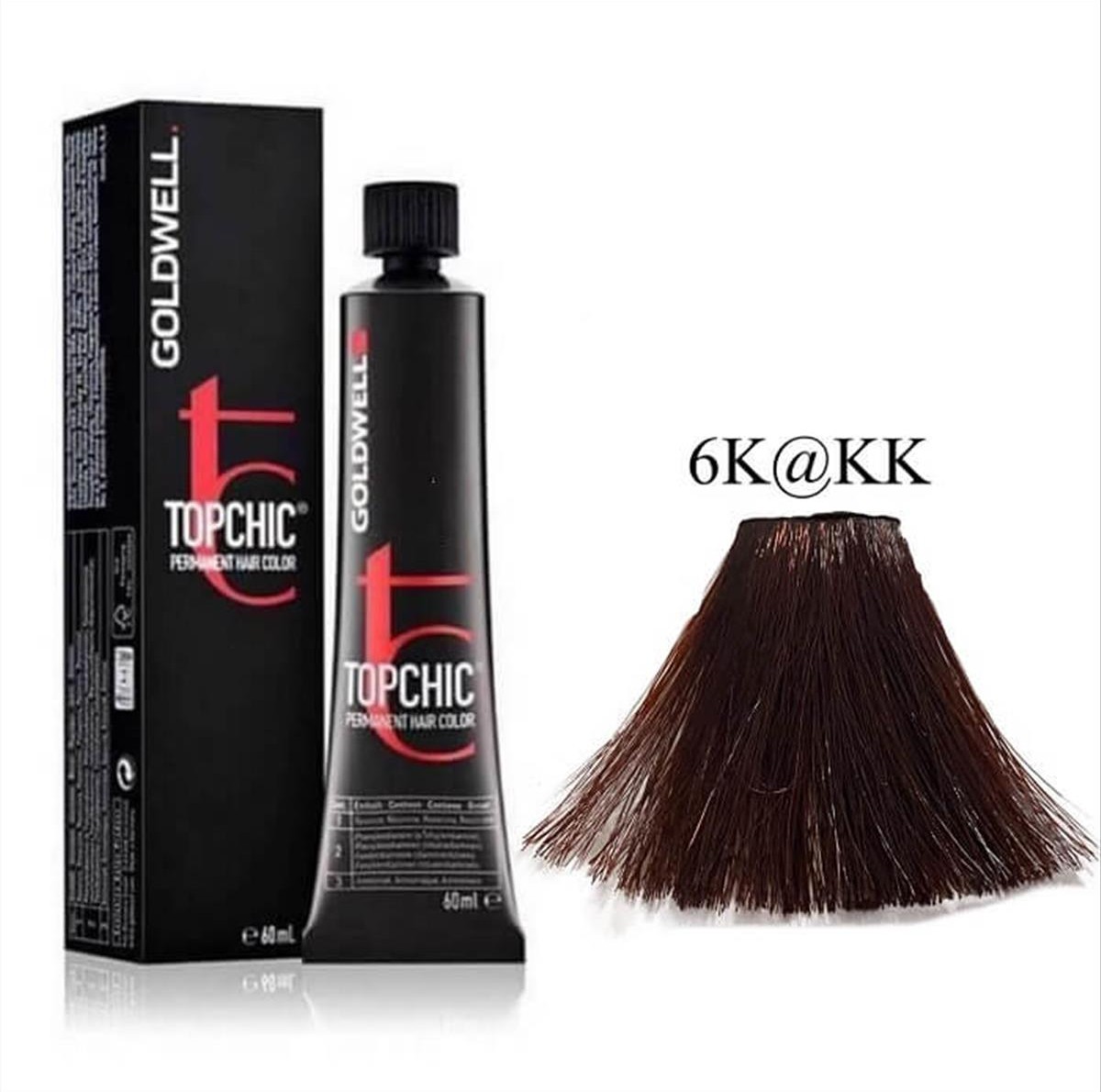 Βαφή Goldwell Topchic Permanent 6K@KK Χάλκινο Κόκκινο 60ml
