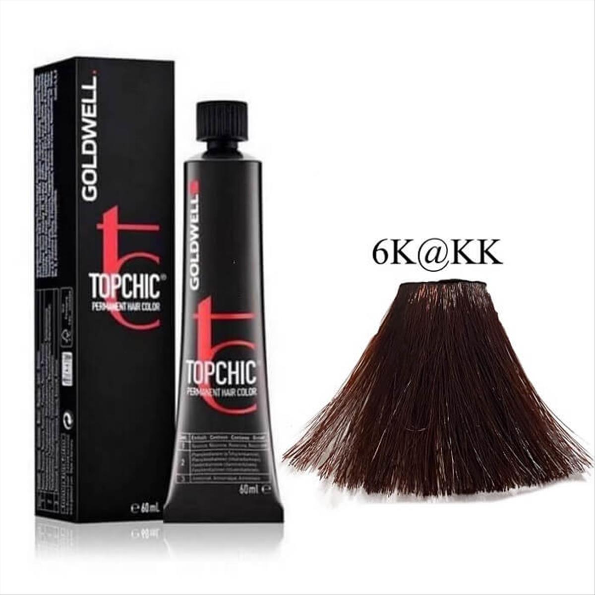 Βαφή Goldwell Topchic Permanent 6K@KK Χάλκινο Κόκκινο 60ml